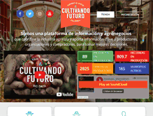 Tablet Screenshot of cultivandofuturo.com